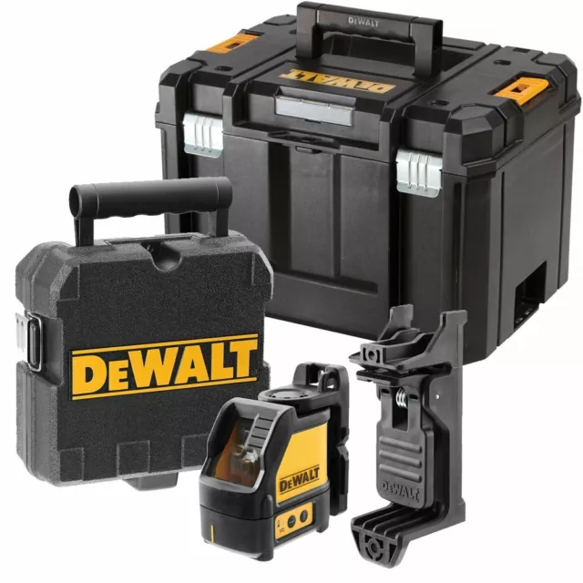 Dewalt DW088K 2 Way Self-Levelling Cross Line Laser Level Kit + DWST1-71195 Case