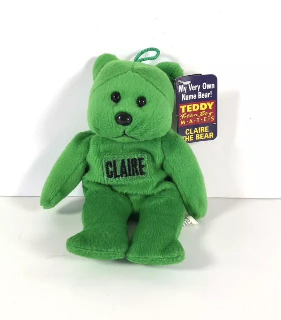 Claire -Teddy Bean Bag Mates My Very Own Name Bear Personalised Soft Toy  Plush