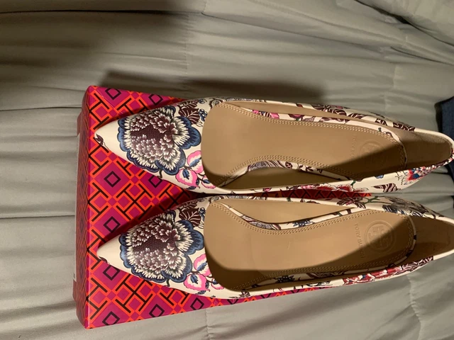 NIB TORY BURCH Elana Metallic 85mm Sandal in Pewter Mirror Craquelee - Size   $ - PicClick