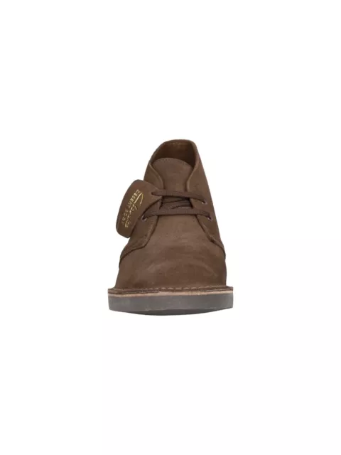 Clarks - Polacchino Da Uomo In Camoscio Marrone Desert Boot Evo Dark Brown Suede 2