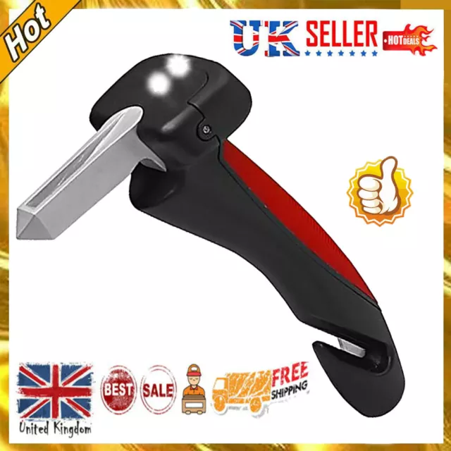 Car Door Handle Disability Elderly Standing Aid Cane & Flashlight Glass Breaker