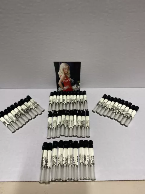 JUST ME PARIS HILTON EDP Splash SAMPLE VIAL 1 BOX Total of 50 vial samples