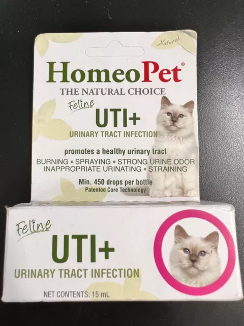 HomeoPet Feline UTI Plus Urinary-Tract Relief Urinary-Tract Support for Cats 655