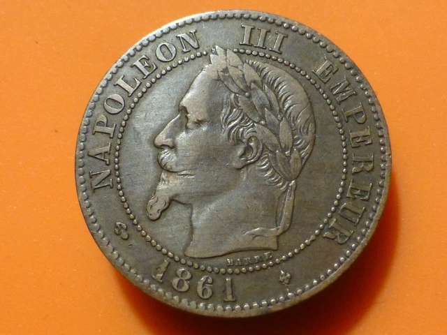 2 Centimes - Napoleon Iii - 1861 Bb (Definitif) - Rare & Qualite Tb+/Ttb !