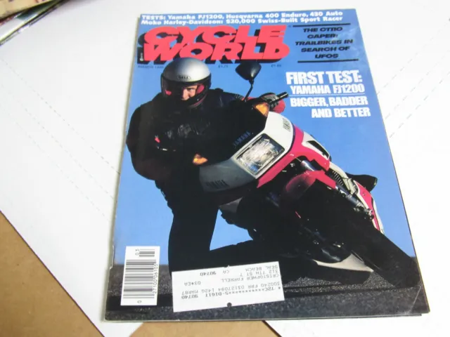 1986 March CYCLE WORLD - Vintage Motorcycle Magazine