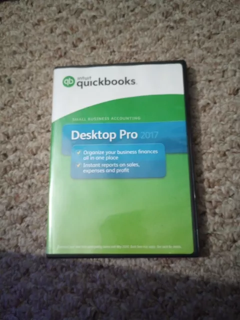 READ! iNTUIT Quickbooks Desktop Pro 2017 Windows 10 PC For NOT A SUBSCRIPTION