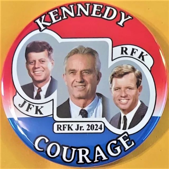 2024 DEMOCRAT ROBERT KENNEDY JR President TRUTH Poster Photo Button 3.