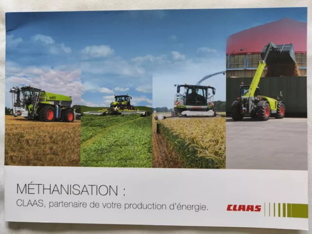 Tracteurs Gamme De Matériels Méthanisation Claas Prospectus Brochure