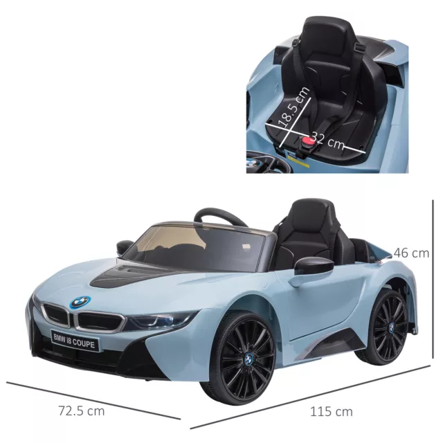 Lizenziertes BMW I8 Coupé Kinder elektrisches Auffahrauto 6V mit Fernleuchten Hornmusik 2