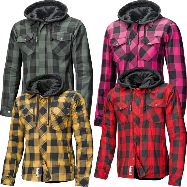 Held Motorradjacke LUMBERJACK II 2 Flanellhemd CE mit Protektoren