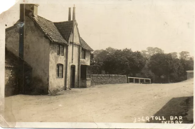 Interesting c1910 RP: SKEGBY Toll Bar, Sutton in Ashfield