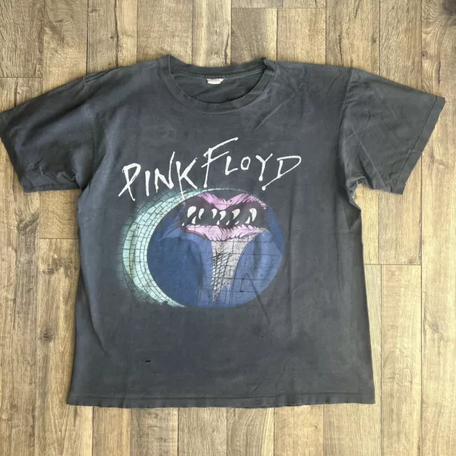 Vintage 1990s Pink Floyd The Wall Men’s Size Large Band Tour T-Shirt