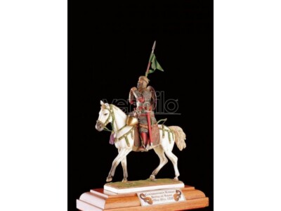 Amati AMATI SOLDATINO FIGURINO 75MM CAVALIERE SENESE MINIATURA IN METALLO 