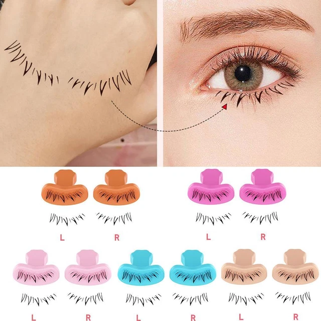1/2 Pc Natural Lower Eyelash Silicone Hand Fake Eyelash Eyeliner Seal Practice✨
