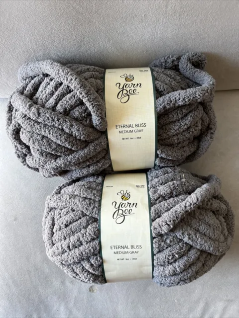 (Lot of 3 Skeins) Yarn Bee Eternal Bliss Navy, Spiced Persimmon, French  Lilac