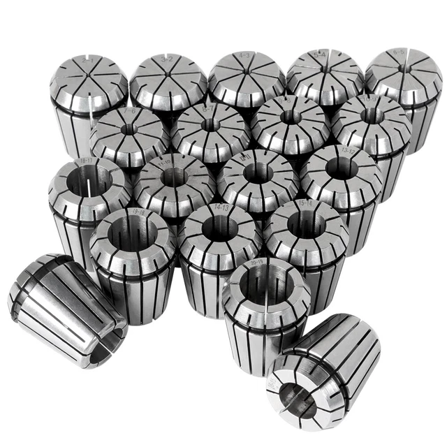 19 Pcs ER32 Spring Collet Set For CNC Engraving & milling Lathe Tool 2mm-20mm