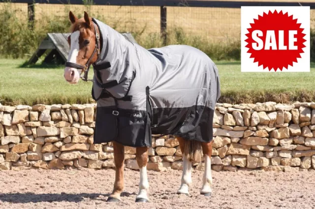 HEAVY WEIGHT COMBO TURNOUT  Jump 350g Full Neck Waterproof Horse Rug Sale