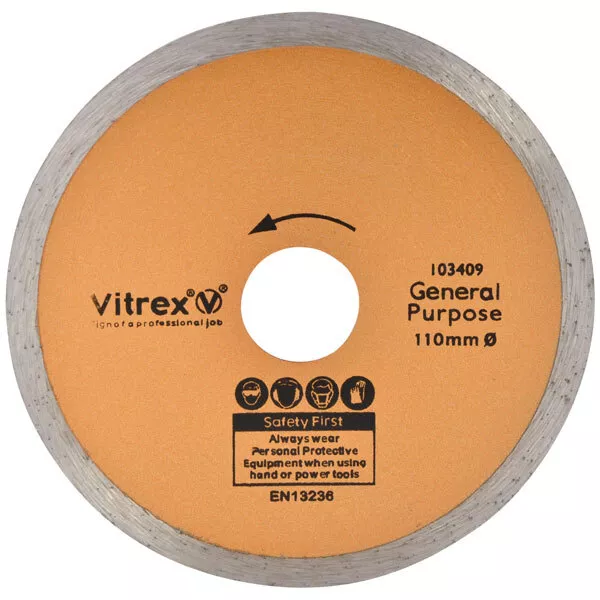 Vitrex 103409 Standard Lame Diamant 110mm