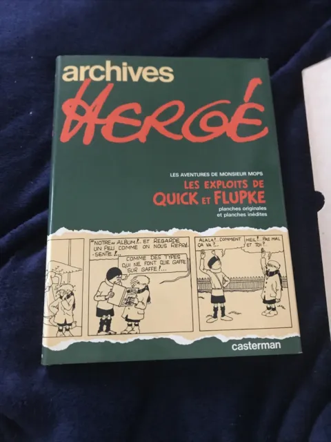 Bd Eo 1978 Archives Herge Quick Et Flupke  Comme Neuf /Neuf