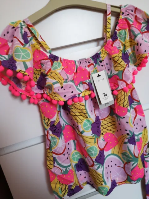BNWT TU___top and shorts summer set outfit girl age 12 yrs 2