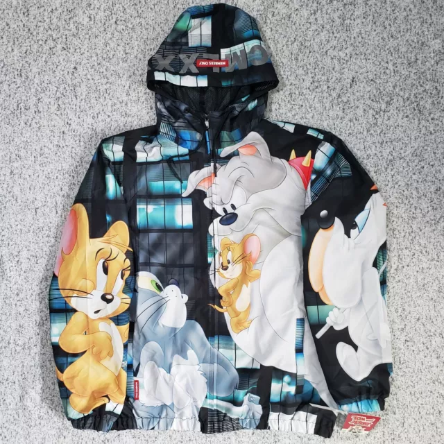 Members Only, Jackets & Coats, Xl Members Only Tom And Jerry Wind Breaker  Hoodie