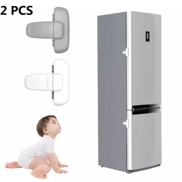 EUDEMON Home Refrigerator Fridge Freezer Door Lock Latch Catch Toddler Kids  Child Cabinet Locks Baby Safety