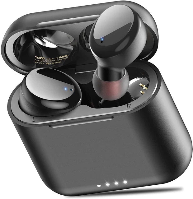 Ecouteur Bluetooth sans Fil avec contrôle Tactile et étui de boîtier de Charge