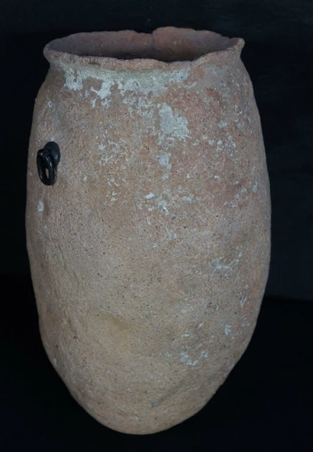 Japan ceramic vase octopus trap Takotsubo 1800 Japanese fishing tool craft