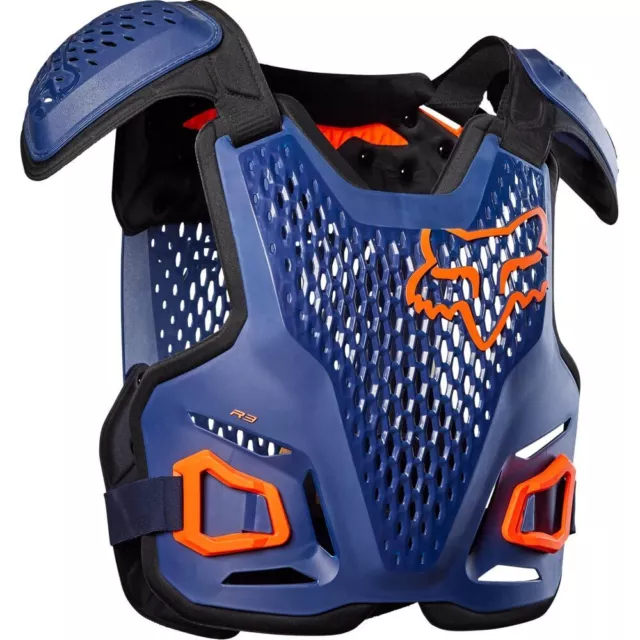 Fox MX R3 Navy Motocross Body Armour