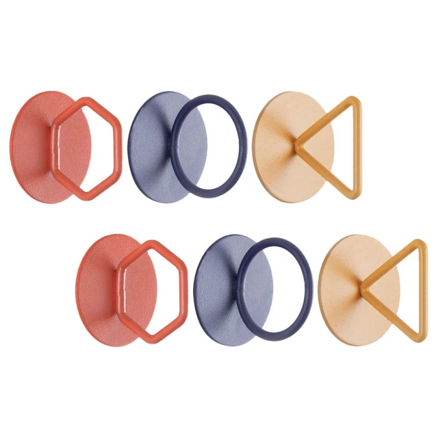 6 PCS Self- Stick Drawer Knobs Handle Closet Door Knobs Cupboard