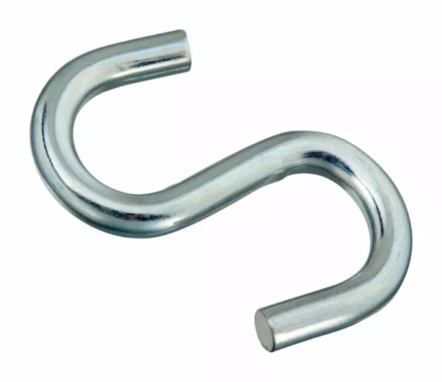 National Hardware  Zinc-Plated  Steel  4 in. L Open S-Hook  240 lb. 1 pk