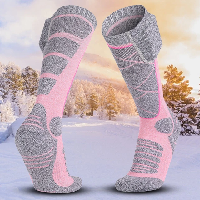 Unisex Heating Socks Electric Heated Socks Breathable for Outdoor Camping Hiking