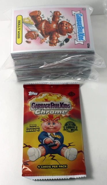 2021 Garbage Pail Kids Chrome 4th Series 4 Base Set 100-Cards + Wrapper GPK