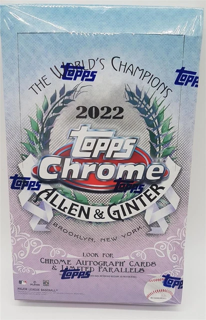 Topps Chrome Allen & Ginter Baseball Hobby Box 2022