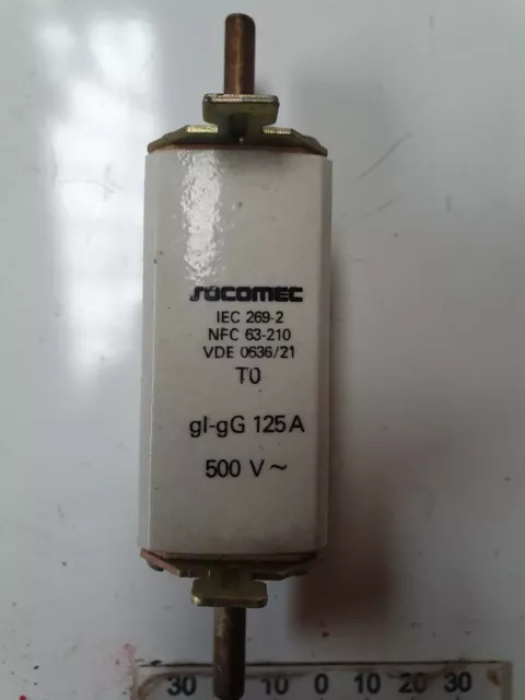 ELO/16#177 SOCOMEC IEC269-2 Fusible Taille 0 gl/gG 125A 500V