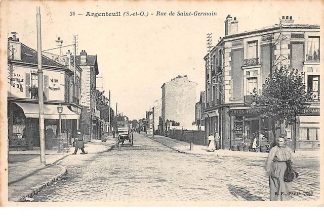 95 . n° 101344 .argenteuil .rue de st germain .