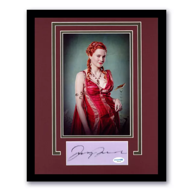 Lucy Lawless "Spartacus" AUTOGRAPH Signed 'Lucretia' Framed 11x14 Display ACOA