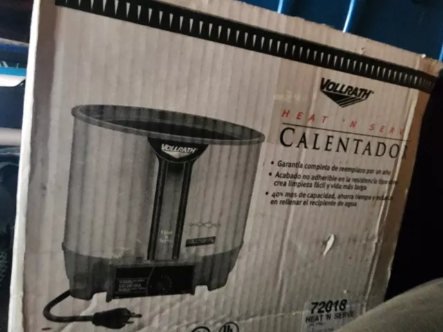 Vollrath 72018 Cayenne HS-7 Heat N Serve 7 Quart Rethermalizer Package