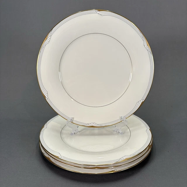 NORITAKE GOLDEN COVE #7719 Dinner Plates 10 5/8