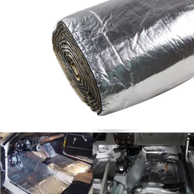 Car Heat And Sound Insulation Pad Waterproof For Floor, Hood, Firewall, Chassis