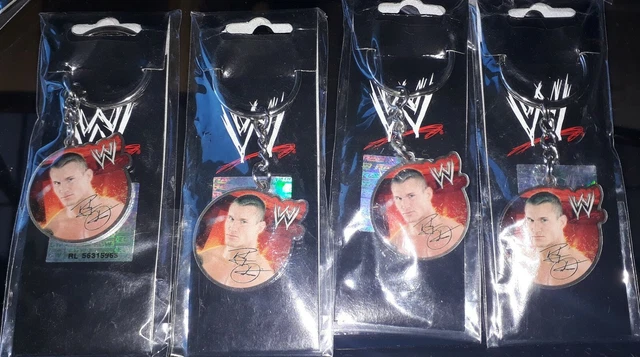 Neuf Scelle Lot Revendeur 50 Porte Cles Metal De Catch Wwe 2009