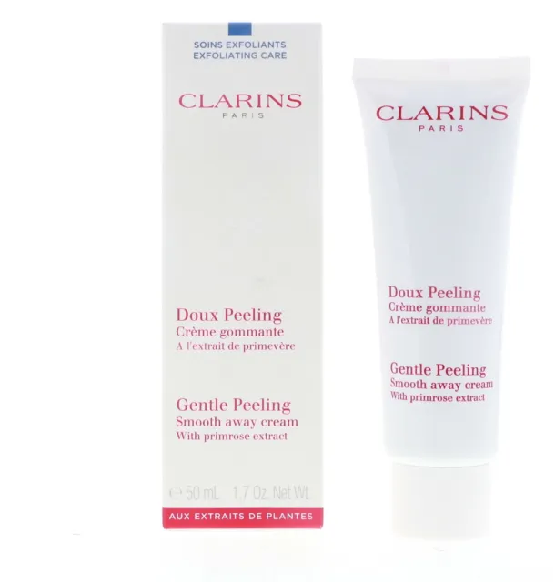 Clarins Gentle Peeling Smooth Away Cream 1.7 oz- NEW IN BOX