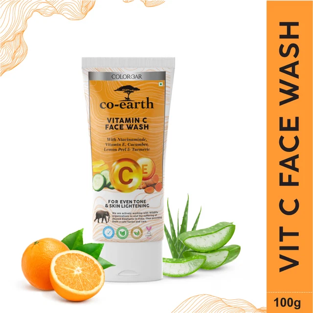 COLORBAR COEARTH VITAMIN C Face Wash (100 g) 13.38 PicClick