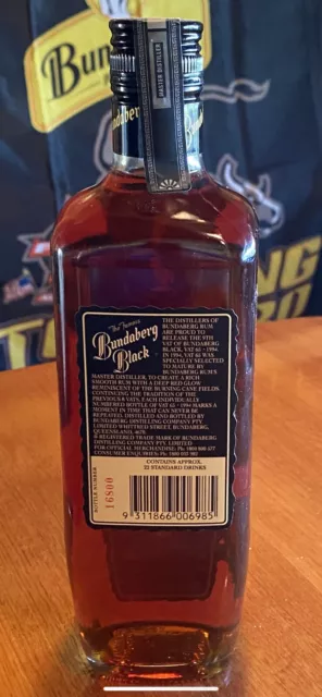 Bundaberg Black Rum 1994 Vat 65 Glass Bottle Number 16800 3