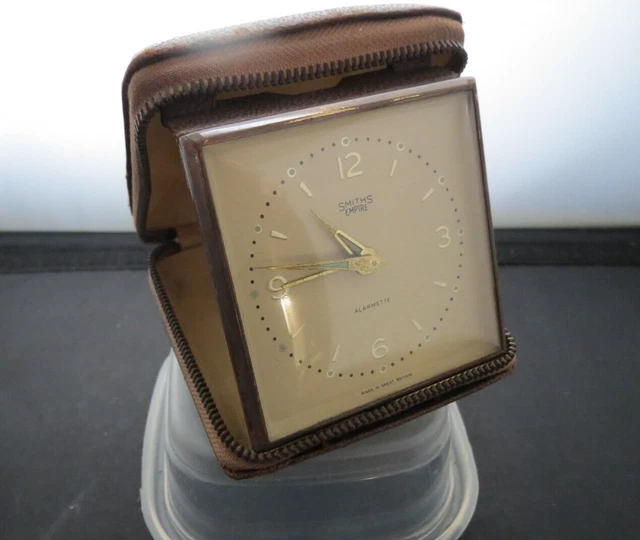 VINTAGE SMITHS EMPIRE ALARMETTE Travel Alarm Clock £19.99 PicClick UK