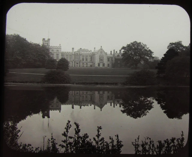 Glas Magic Laterne Rutsche NEWSTEAD ABBEY NO2 C1890 VIKTORIANISCHES FOTO NOTE