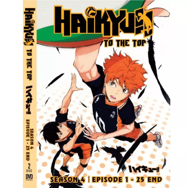 DVD ANIME HAIKYUU Season 4 To The Top 1 25 End English Dubbed