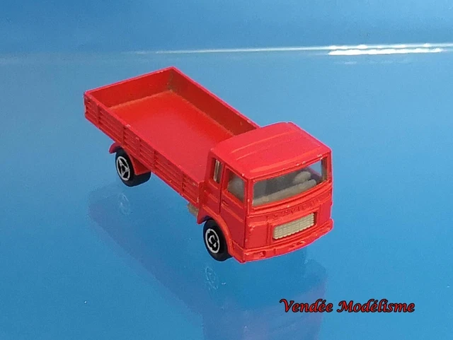 Lot 6 Majorette Camion Saviem Dunlop Miniature Métal France échelle 1:100