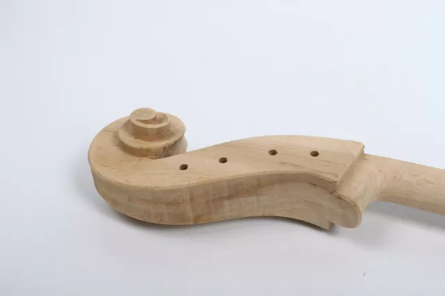 DIY Repair Replacement parts Cello Neck 4/4 size Maple wood White Unifnished 3