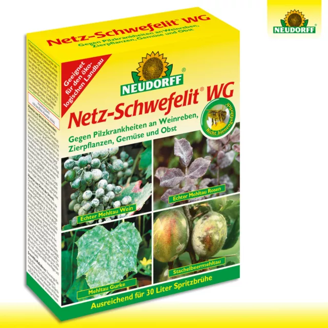 Neudorff 75g Netz-Schwefelit WG Fungizid Gemüse Obst Mehltau Rost Schutz Beet